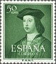 Spain 1952 Characters 50 CTS Green Edifil 1106